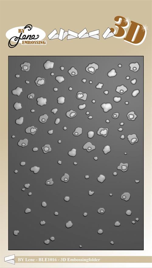 By Lene embossingfolder A6 Snow
